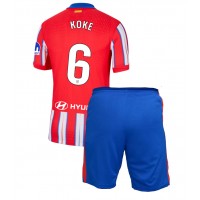 Atletico Madrid Koke #6 Hjemmedraktsett Barn 2024-25 Kortermet (+ Korte bukser)